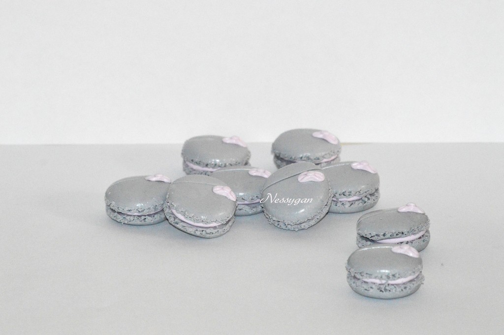 Marque Place Macaron Rose Poudré Et Gris Perle Avec Petit