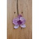 Collier sautoir fleur orchidée