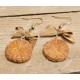 Boucles d'oreilles galette des rois