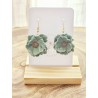 Boucles d'oreilles Éclat Vert d'Eau