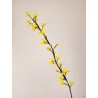 Branche de forsythia en papier crépon – Une touche printanière éternelle